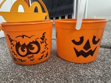 McDonald’s Boo Buckets X 2 Pumpkin Halloween Happy Meal