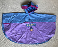 Genuine Disney Eeyore Donkey Rain Poncho -Hood With Mane/Ears  3-4 Yrs Thick PVC