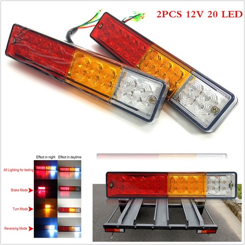 2pcs 12v led stop rear - 2pcs,