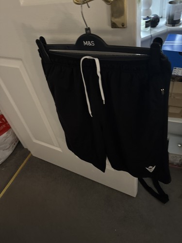 Macron black sports - sports, shorts