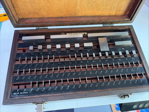 Mitutoyo gage block set c - block,