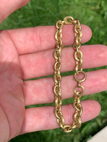18ct gold bracelet vintage