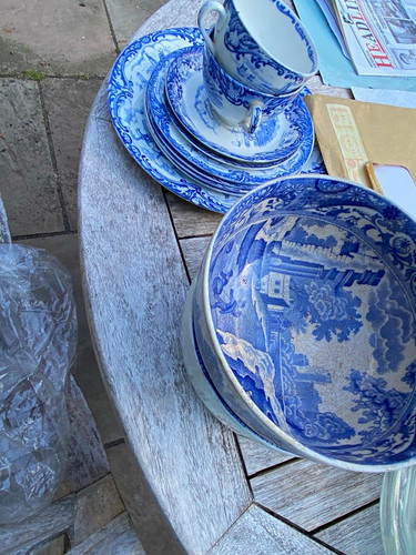 Wedgwood hague blue platers - wedgwood,