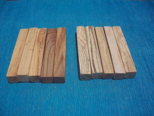 Woodturning pen blanks - 10,