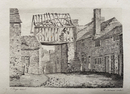 1795 antique print - print;, jailers