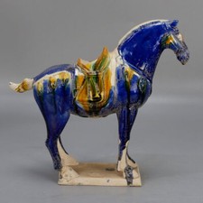 9" Chinese Tang Tri-Color