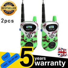2 Pcs Children Walkie Talkies Long Range Kids Walky Talky UHF 446MHz 8 Channel