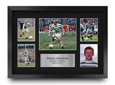 Jimmy Johnstone Celtic Gift Ideas A3 Framed Print Autograph Pic for Football Fan