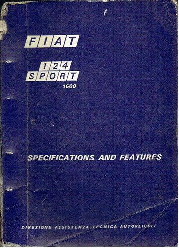 Fiat 124 sport - sport, coupe