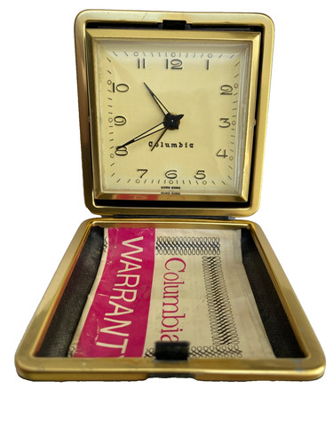 Columbia travel alarm clock - columbia,