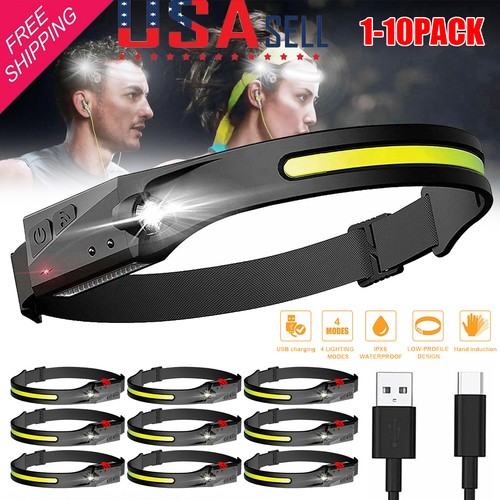 Pcs rechargeable headlamp - 1-10,