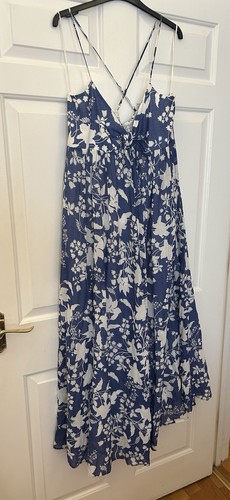 Zara blue floral print - zara,
