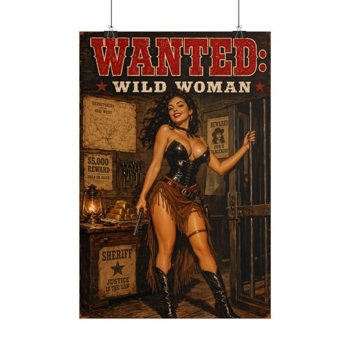 Wanted wild woman vintage - wanted,
