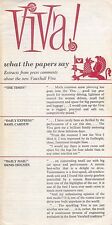 Vauxhall Viva HA Press Comments 1963-64 Original UK Market Brochure No. V1513