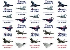 RAF Jet Euro Typhoon Blackjack Personalised gift wrap paper Birthday Christmas