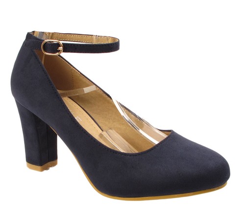 Womens block heel ankle strap - womens,