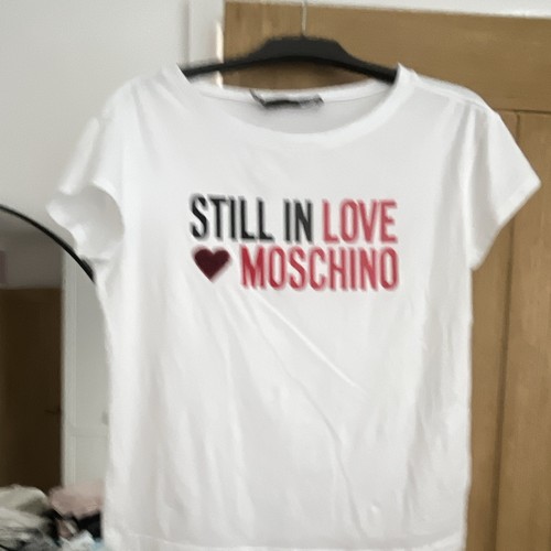 Moschino white still love - moschino, love"