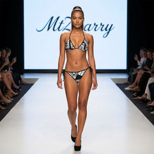 Black and white women bikini - and,