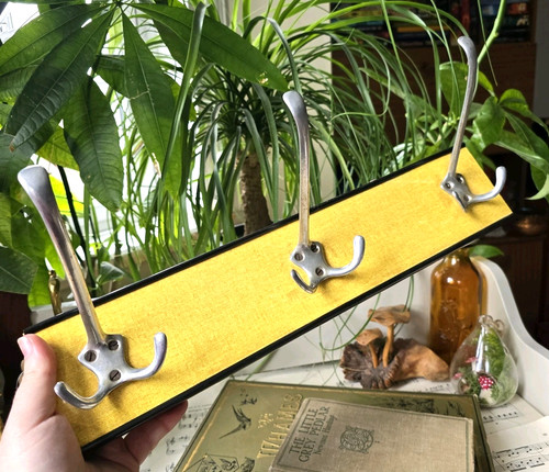 Vintage 70s coat rack - vintage, hooks