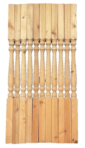 Wooden balustrades long - balustrades,