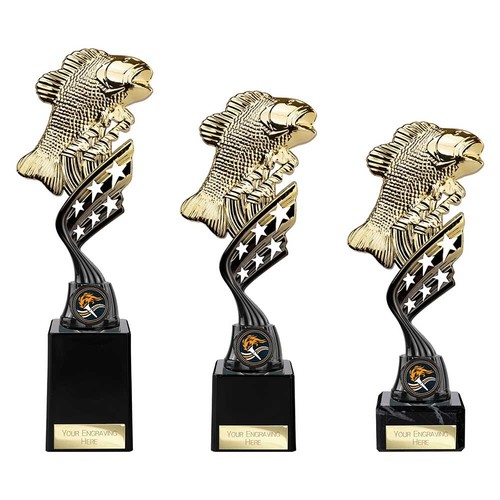 Angling fishing star trophies - angling,