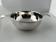 Solid Silver Quaich Sheffield 1927 Martin Hall Co Ltd Weight 6.8 Ounces