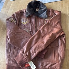 Aviatrix Real Leather Bomber
