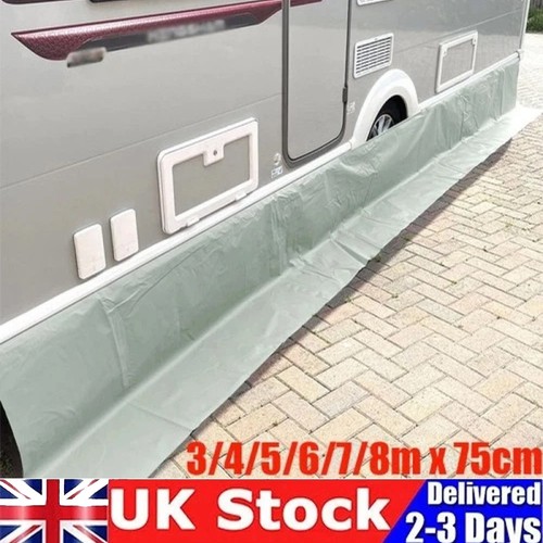 Caravan awning draught skirt - caravan,