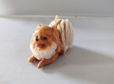 Cute Pomeranian Spitz Samoyed Birthday Puppy Candle Dog Gift cake topper  