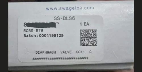 Dls6 swagelok 8 - 3/8, stainless