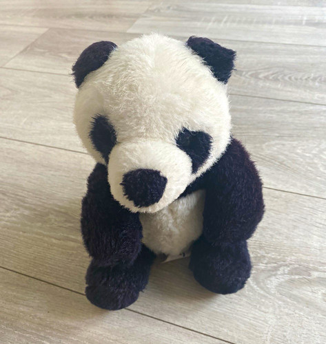 Panda black white - panda, plush