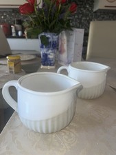 2 x Glazed Ceramic Jug Shaped