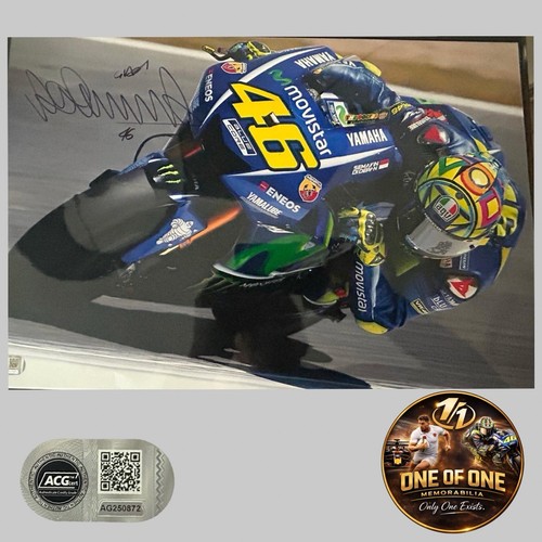 Valentino rossi signed 16x12 - ,