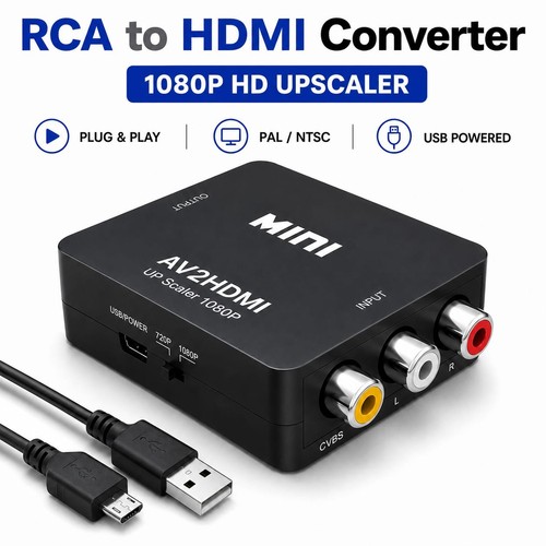 Hdmi 1080p rca cvbs - av,