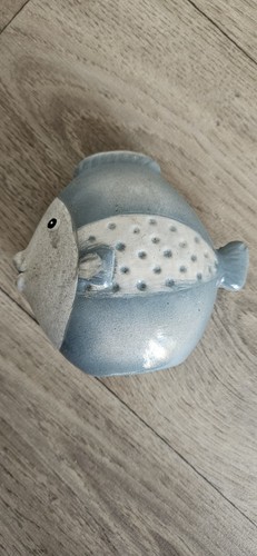 Ceramic fish free standing - fish,
