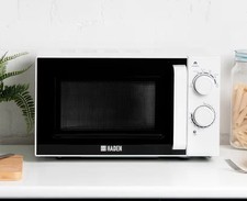 Haden Stainless Steel Interior Microwave Oven - 20l White Microwave, 