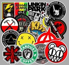 100 rock stickers metal punk - 100,