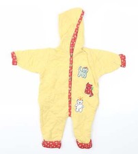 BABYBAY Boys Yellow Animal Print Jacket Size 3-6 Months