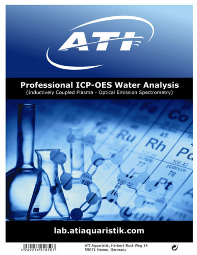 Marine water test analysis - water,