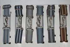  ADULTS ELASTICATED  SNAKE BELT BELTS STRIPES various colours