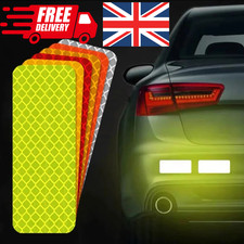 10pcs Reflective Sticker for Car Rear Bumper Door Trunk Reflective Warning Strip