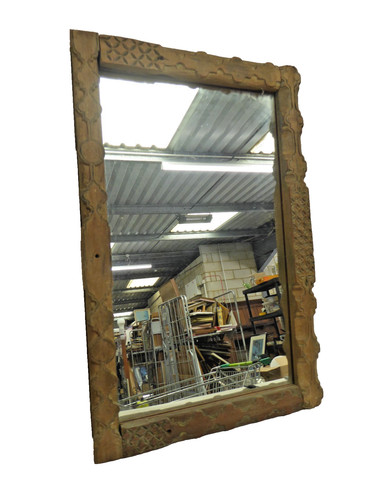 Vintage large carved wooden - vintage,