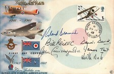 Rare 1968 RAF cover signed 6