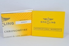 Breitling Airwolf International Warranty & COSC Certificate A78363 1058237 2009