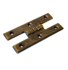 Solid brass decorative H hinge antique corner cupboard cabinet sideboard 3 1/2"