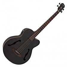Aria FEB F2M STBK Medium Scale Electro-Acoustic Bass Guitar