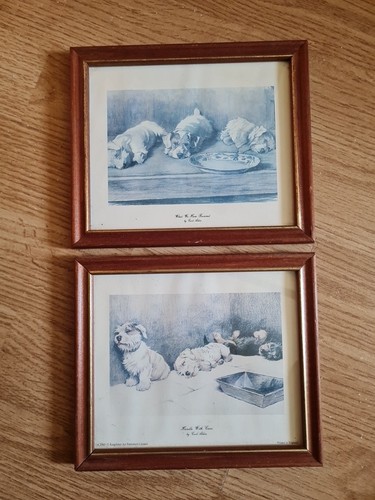 Pair vintage cecil aldin - vintage,