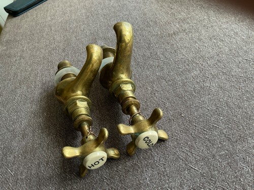 Genuine victorian brass basin - genuine,