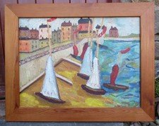 Large Mid Century Naive