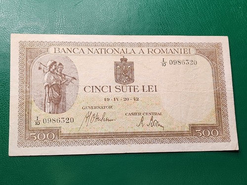 Romania 500 lei 1942 xf - 1942,
